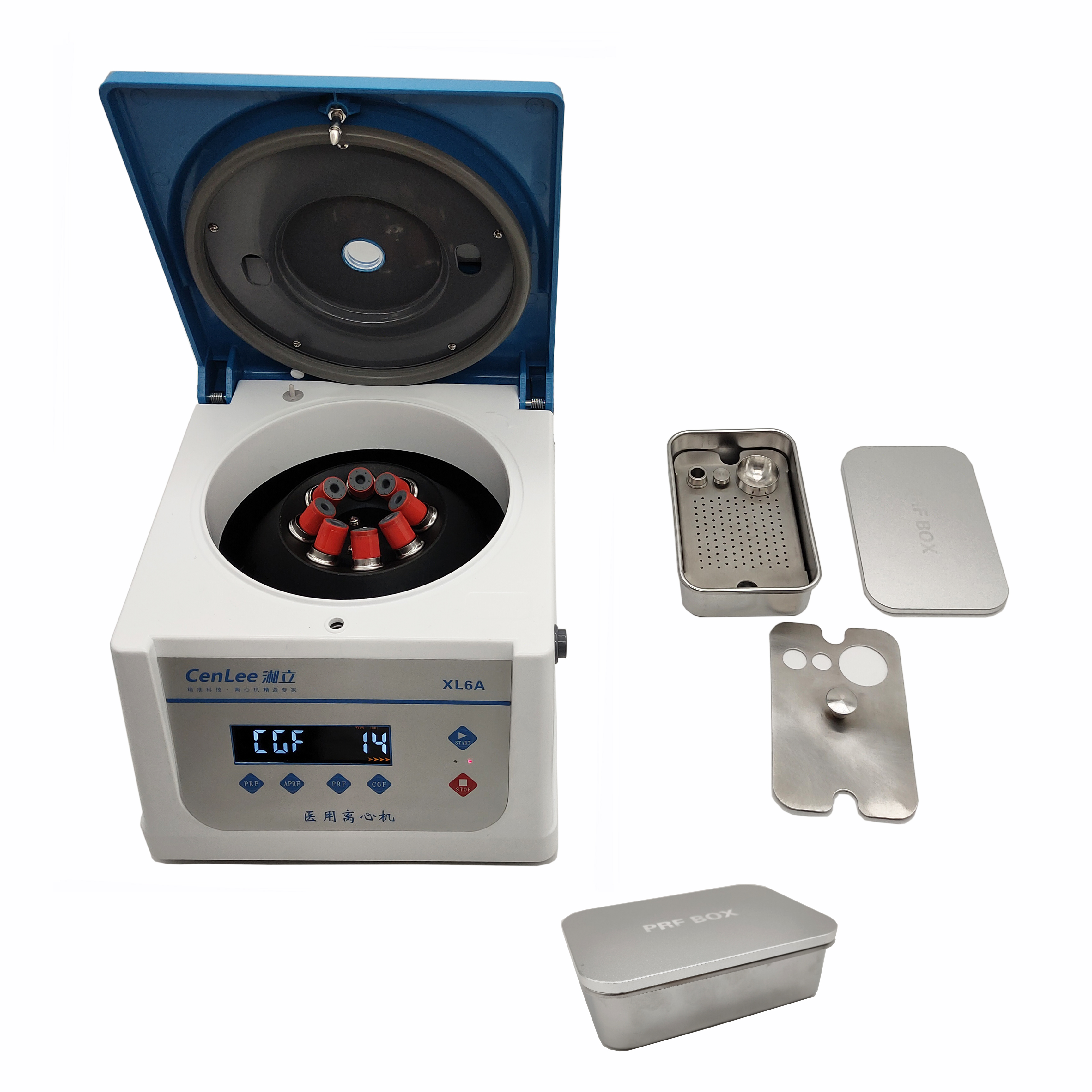 Platelet Rich Plasma Preparation P-R-P Low Speed High Capacity Centrifuge Machine Newcomer Friendly PRF APRF CGF Modules
