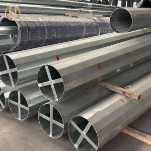 Factory Price 6m to 20m Electrical Steel Power Pole | High Tension Electric Wire Pole | ASTM Standard Galvanized Transmission Pole