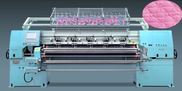 Quilting Multi Needle Chain Stitch Machine , Mattress Quilting Machine Fault Detection Function
