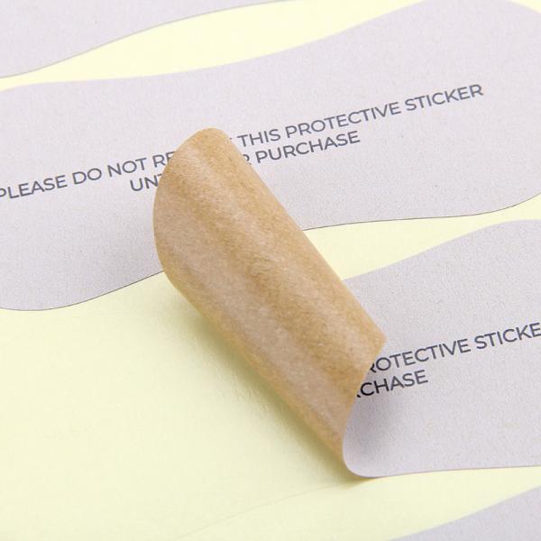 110mm X 50mm Hygiene Kraft Paper Sticker Labels Printing For Swimwear Clothing