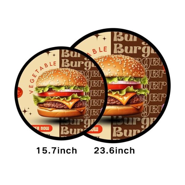 Qtenboard Round Digital Signage with Retail Dining and Cultural Venues Engagement - Circular LCD Display
