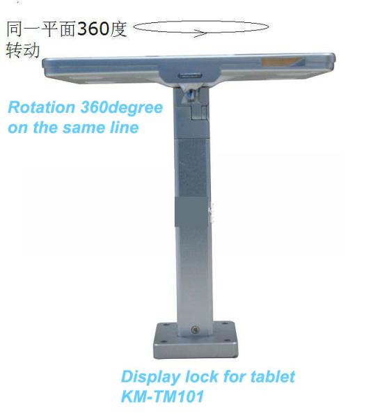 COMER shop table menu locking display stand brackets for tablet ipad in hotels, restaurant