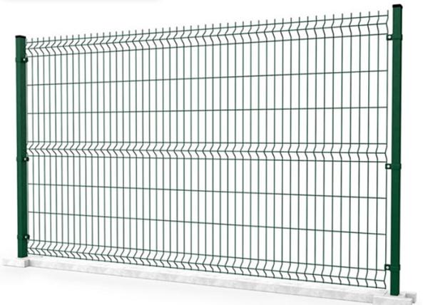 ECO Friendly PVC Coated Wire Mesh Fence 3D Curved Security Welded Fence