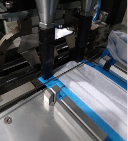 Produção totalmente automática de uma máquina de uma máscara 120 pcs/min.