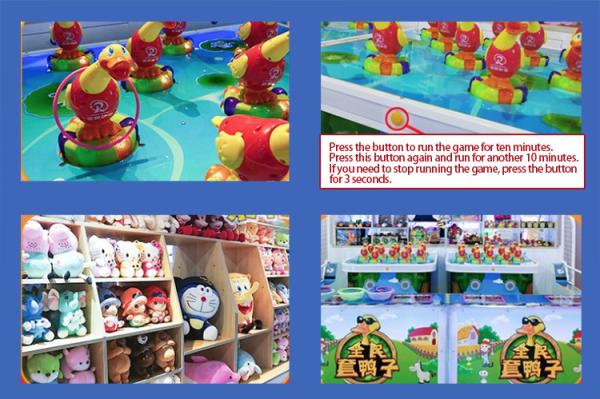 Family Arcade Shooting Arcade Cabinet Lucky Eggs Prize Set Of Duck Gift