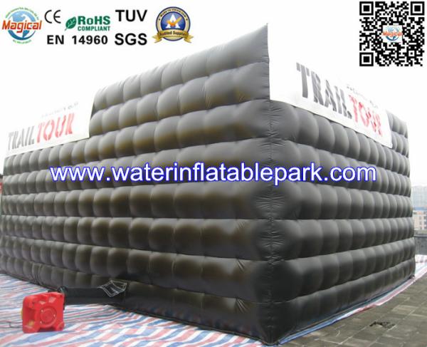 0.45mm PVC Tarpaulin Inflatable Marquee Tent Quadruple Needle Safe Stitching