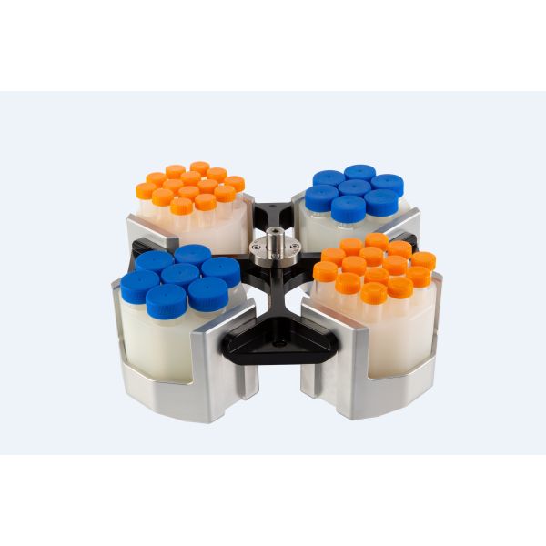 Rugged Centrifuge Rotor 4x750mL Horizontal Rotor For Blood Tube Decapping And High Throughput