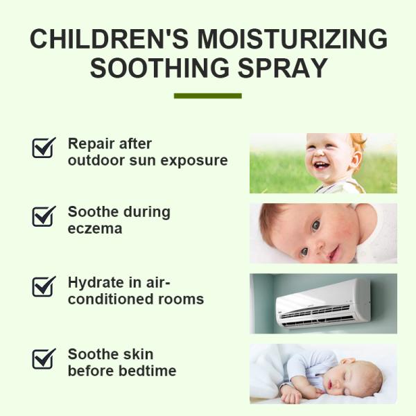 Kids Moisturizing Soothing Calendula Aloe Vera Face Mist Body Spray Anti Inflammatory