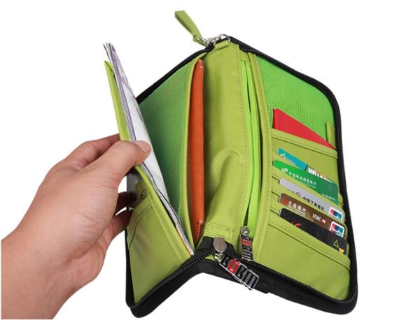 Waterproof Promotional Nylon Wallets , Multi Functional Nylon Credit Card Organizer