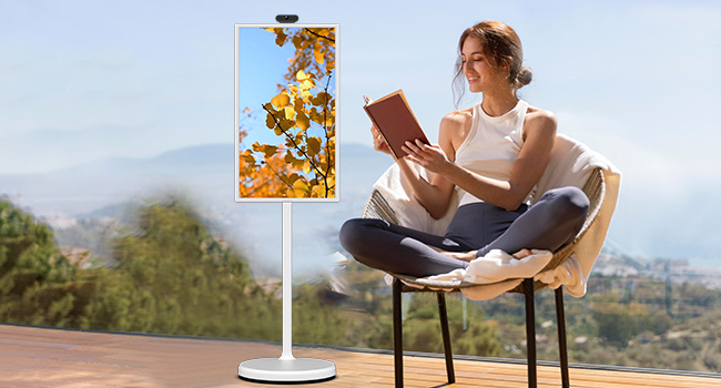 128 ГБ Android 12 ОС Smart Movable Smart TV LCD дисплей Bluetooth 5.0 4K Камера Wi-Fi /Ethernet