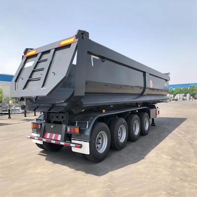 4-Axis HYVA Hydraulic Lift Cylinder Semi Trailer with Backflip U-Bucket Color Can Be Customized According To Customer Needs