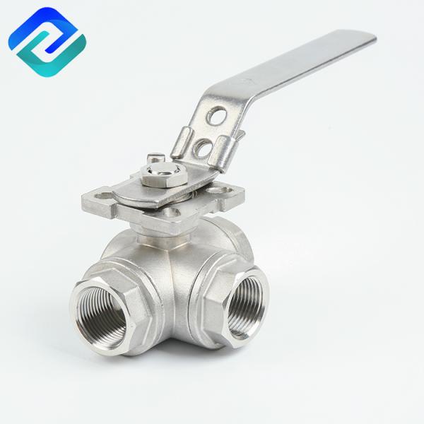 2  Inch SS 316 Three Way   Stainless Steel Ball Valve