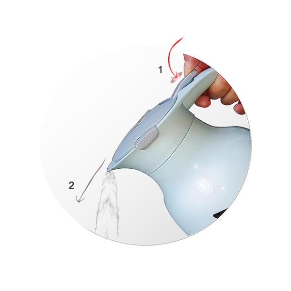 2023 Sublimation Sky Blue Big Capacity Kettle Cute Gallon Coffee Milk Jug Vacuum Cafe Water Jugs