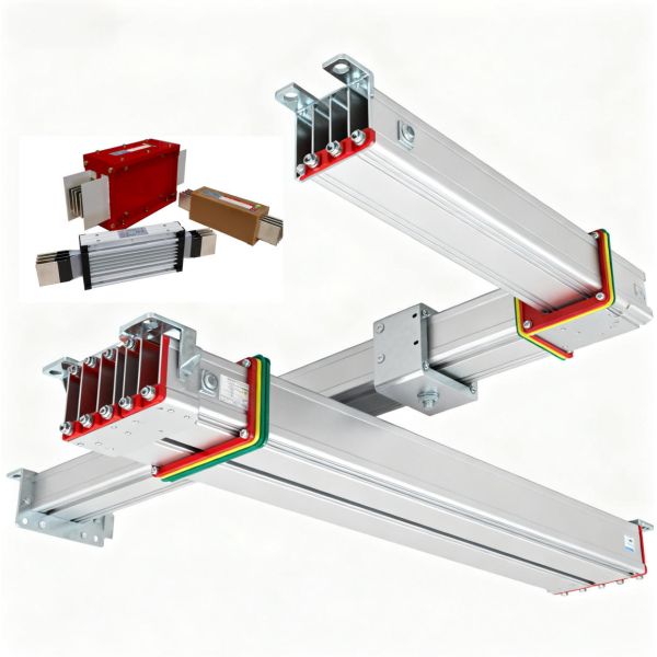 Sistema de busducto enchufable denso y cerrado 6300A con vertido