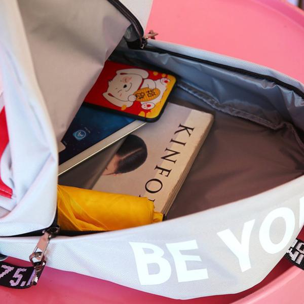 New backpacks fashion letters print small fresh leisure all-purpose schoolgirl backpack wholesale