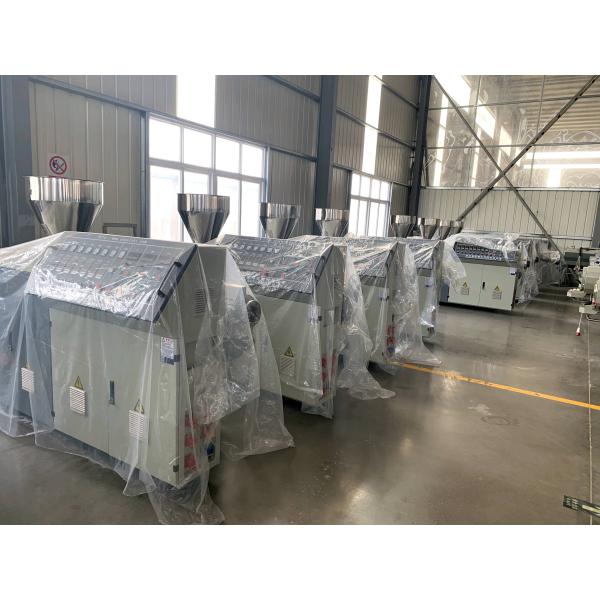 Polymer Extrusion Hot Water Supply Pipe Plastic Screw Extruder With 70mm Screw Diameter And 1000mm Screw Length