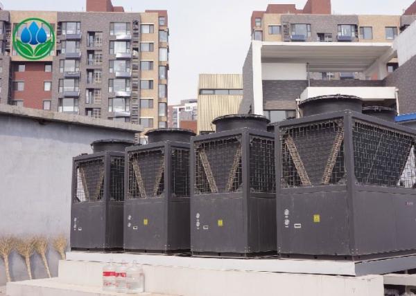 Office Heat Pump Heating And Cooling System 3500 M2 Heating Area Long Life Time