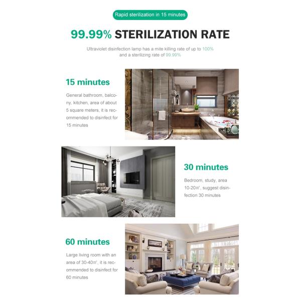 Железные настольные лампы материала 220-240В уникальные/свет стерилизатора спальни ультрафиолетовый