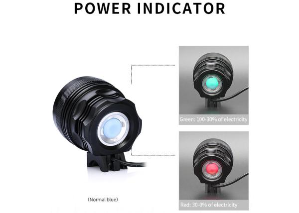 Outdoor Flashing LED Bike Lights USB Rechargeable Super Bright Cool White