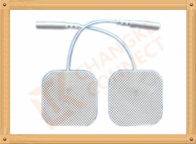 4 X 4 Cm Ecg Ekg Tens Machine Electrodes Changke Connect Durable