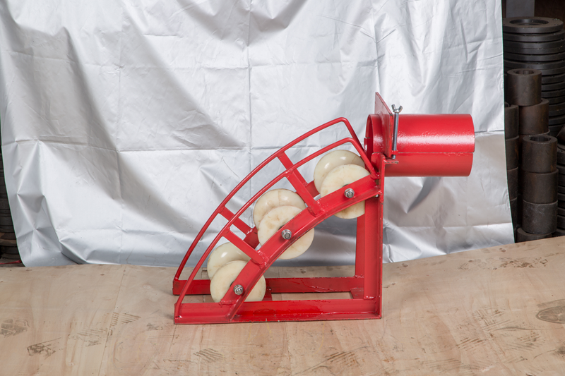 B Series Cable Entrance Roller — Durable Heavy-Duty Steel Structure with High-Strength Nylon/Aluminum Rollers for Underground Power Installation