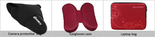 Красный случай скорой помощи ЕВА с логотипом рукоятки для переноски и вышивки PU