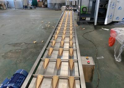 Tipo automático de poupança de energia 3400-3800pcs/H do túnel da máquina do cone de gelado