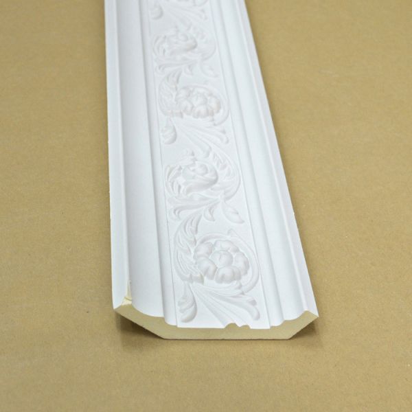 GA-81043 Guaranteed Contemporary Multi-Unit Residential Urethane Fluted Decorative Color Cornice