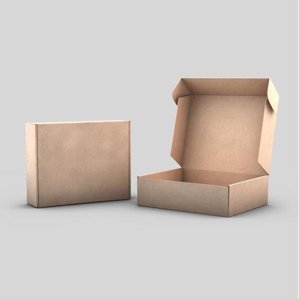 Custom Order Accepted Brown Kraft Carton Box for Small Item Packaging and Shipping