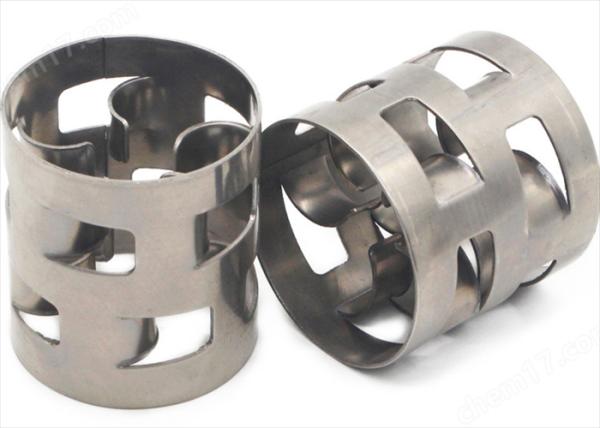 Stainless Steel Pall Ring Metal Random Packing Low Pressure Drop