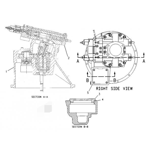 Части экскаватора Белпарц запасные отстраивают заново главный гидронасос насоса 123-2235 А8В0160 Э330Б Э330БЛ