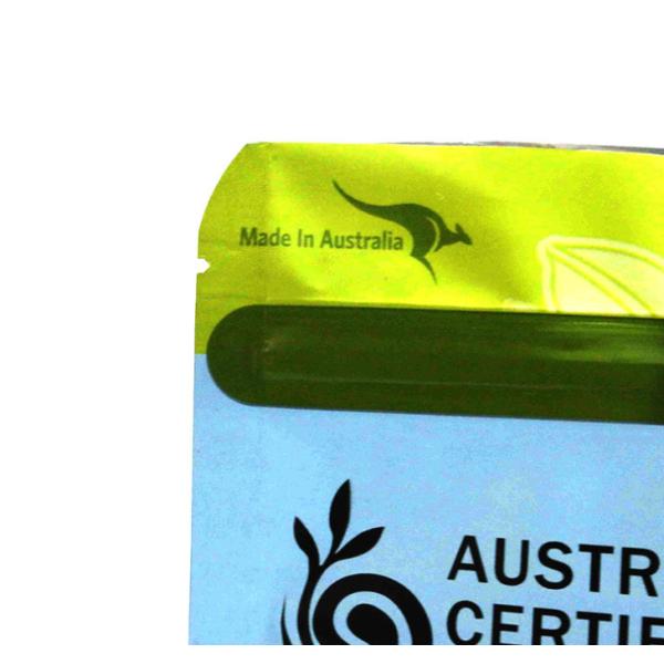 Покрытая алюминием пластмасса фольги стоит вверх мешок молнии для порошка протеина