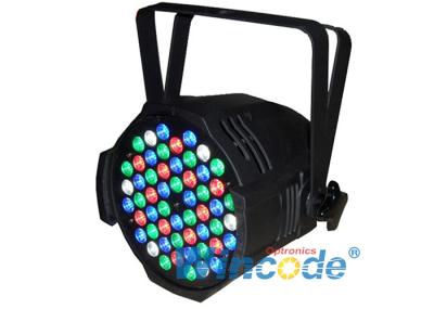 54pcs 3W RGBW LED Par Light com atenuação linear para sistema de performance de palco, performances teatrais