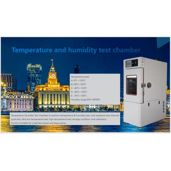 504L -70C-150C Environmental Programmable High Low Temp Humidity Chamber for Product