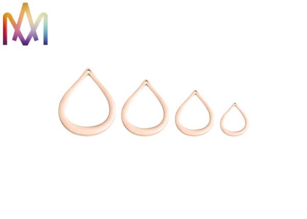 Unisex Colored Polished SUS Hollow Drop Pendant