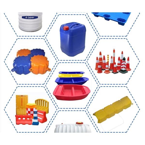 Huayu Двусторонний Поднос И Стол Вздувная Формовка Машина С 90KW * 2 Экструдерный Мотор