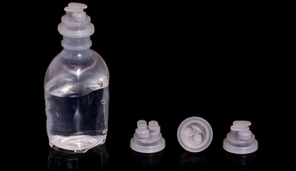 Double Foldable Single Valve Break off Infusion Cap for Lvp PP Infusion Bottle 30mm Euro Cap with Two Head