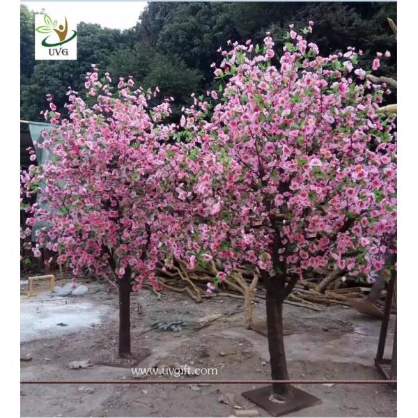 UVG table centerpieces pink peach blossom small artificial tree for wedding photograph background decoration CHR158