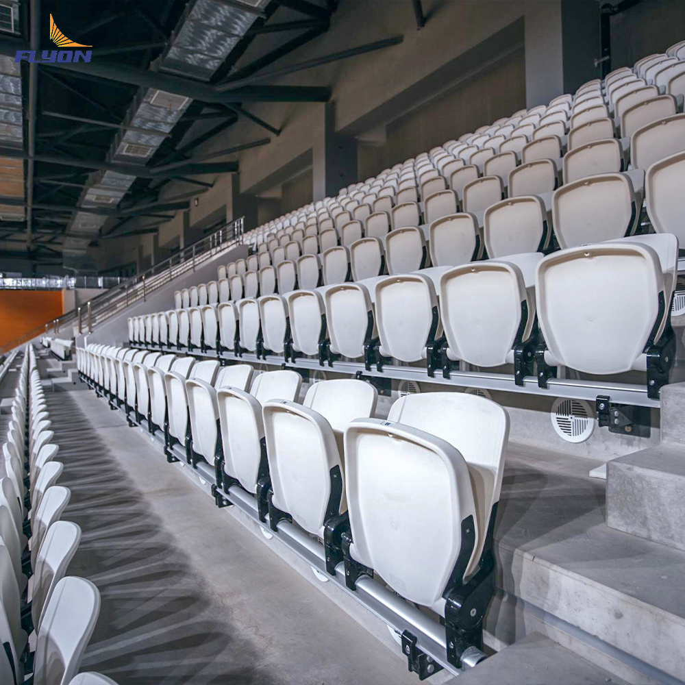 Floor / Wall Mounted Type PP Plastic Stadium Seating Easy Installation