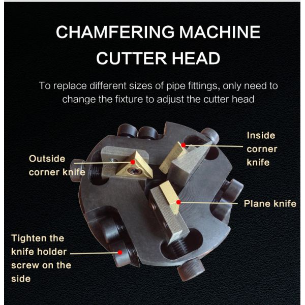 Cedar Hotsale Xs-80ac Double End Chamfering Machine for Round Short Small Workpiece Pipe Solid