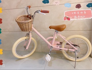 Alloy Rim INS Style 16 Inch Retro Children's Bicycle Single Speed for 4-8 Year Old Kids