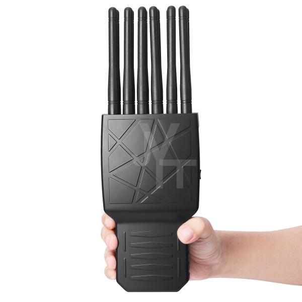 World First 12 Antennas All-in-One Full Bands Cell Phone Signal Jammer Blocking 315/433/868(Remote Control)GPSL1 WIFI