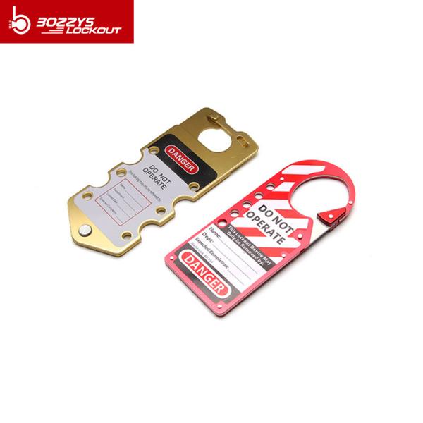 BOSHI New Product Aluminum Alloy Material Safety Lockout Hasp Valve Lockout
