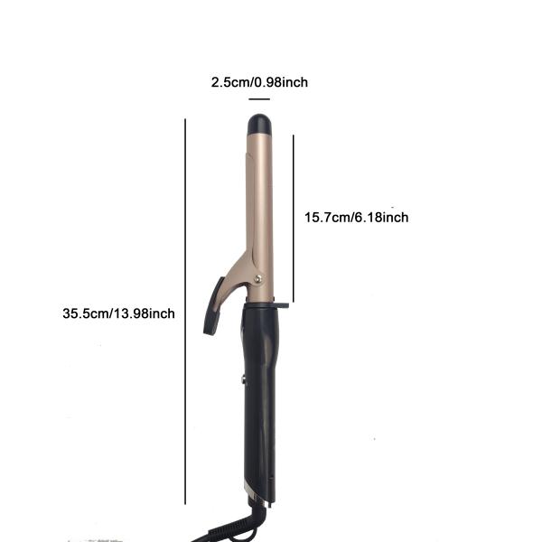 Temperatura ajustable de 45W de rizador de pelo hierro para rizos perfectos cada vez