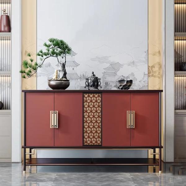 Hotel Solid Wood Deluxe Sideboard Customised Sideboard Storage Cabinet