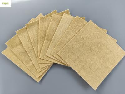Aramid Nomex Needle Punched Felt Nonwoven Filter Media Acid / Alkali Resistance