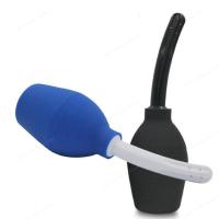 Bulbo do enema para homens, lavagem anal para mulheres, líquido de limpeza Vaginal ou anal reusável com delicado