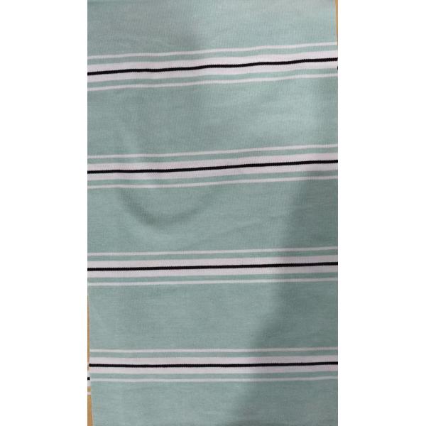 Dureble Comfortable And Skin-Friendly Striped Knit Fabric For Casual Wear