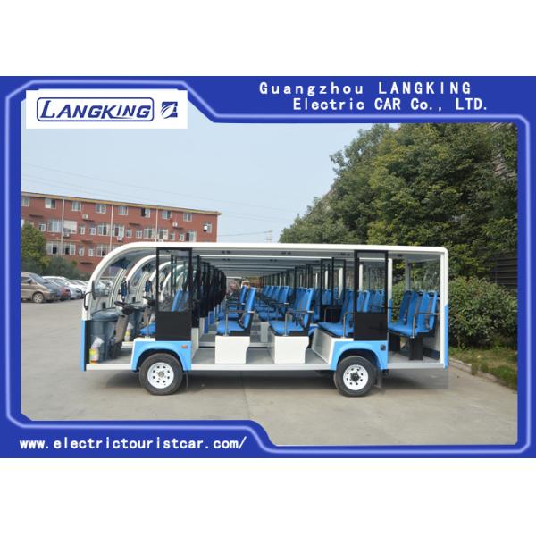 14 quilowatts Sightseeing bondes do carro 72V/5.5 de Seater com a porta para o parque Y140A-M