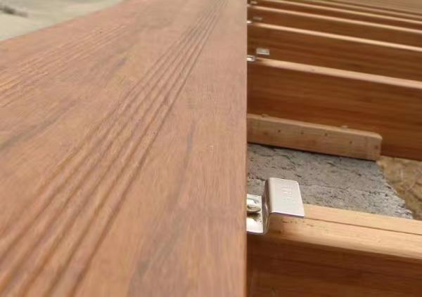 Eco Friendly Weather Resistant Carbonized Bamboo Decking With High Durability